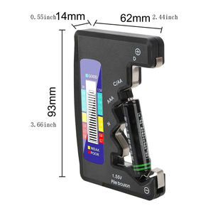 BT-886 블랙 휴대용 배터리 용량 표시기 컴팩트 사이즈 리튬 배터리 레벨 테스터 디지털 디스플레이 배터리 전압 측정기 - Product Image 6
