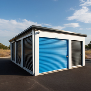 وحدة تخزين فولاذية قابلة للقفل للمستودعات مع باب دوار مقاوم للماء والغبار بتصميم موفر للمساحة وضمان لمدة 3 سنوات - Product Image 2