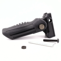 Poignée verticale tactique en nylon Kydex pour la sécurité, accessoire pour la chasse, le tir et les activités de plein air (12,5x2,8x5,9cm)
