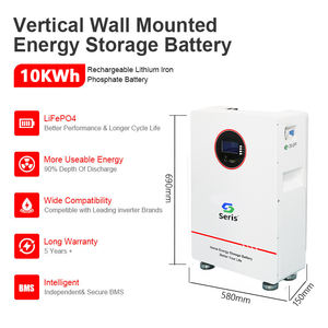 بطارية تخزين الطاقة الشمسية المنزلية المحمولة بسعر المصنع 100 أمبير في الساعة ليثيوم فوسفات الحديد 51.2 فولت 10-20 كيلو واط هجينة متصلة بالشبكة متوفرة - Product Image 4