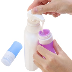 Mini 60ml 1oz Clear Silicone Sauce Lotion Tubes BPA-Free Eco-Friendly Leak-Proof Reusable Soft Silicone Travel Toiletries Bottle - Product Image 5