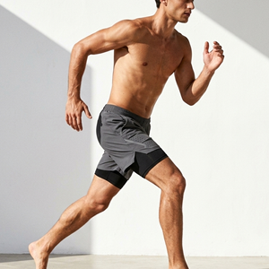 Men's Sportswear Factory Private Label Available Versatile Training Shorts Quick Dry Breathable Fabric Ice Touch Gym Wear - Product Image 2