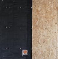 Échantillon de tissu acoustique ultra-fin en feutre de laine de verre, 10 cm carré, aiguilleté, pour plafond, sol et mur, fourniture d'usine
