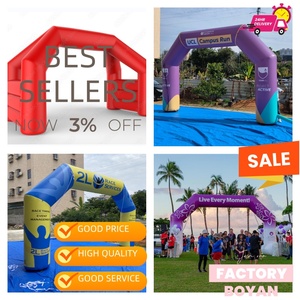 Venta caliente arcos inflables o carpa formas y diseños personalizados para celebración deportes diseños de arco de entrada impresos desmontables - Product Image 4