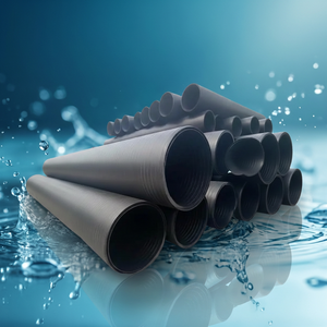 Tuberías de Drenaje de Pared Hueca de HDPE al por Mayor <span class=keywords><strong>para</strong></span> Drenaje de Aguas Residuales Municipales, Estándar ISO, 200-1500mm, Fabricantes Personalizados - Product Image 1