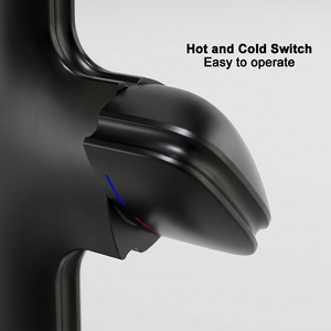 Rubinetto Moderno e Semplice per Lavabo <span class=keywords><strong>Bagno</strong></span>, Miscelatore Acqua Calda e Fredda, Rubinetto per Lavandino - Product Image 3