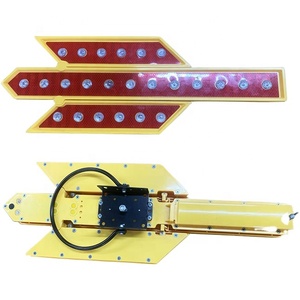 <span class=keywords><strong>Señales</strong></span> <span class=keywords><strong>de</strong></span> Tráfico LED Intermitentes <span class=keywords><strong>de</strong></span> Advertencia con Flecha <span class=keywords><strong>de</strong></span> <span class=keywords><strong>Seguridad</strong></span> Amarilla Portátiles, con 800M <span class=keywords><strong>de</strong></span> Visibilidad, Modos <span class=keywords><strong>de</strong></span> Destello 3D, Material PC/ABS - Product Image 3