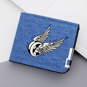 La moderna cartera plegable de lona de doble cara <span class=keywords><strong>para</strong></span> hombre es adecuada como regalo <span class=keywords><strong>para</strong></span> <span class=keywords><strong>adolescentes</strong></span> y estudiantes masculinos. - Product Image 2