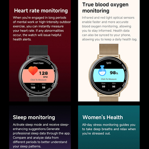 Reloj Inteligente KC100 con GPS, Monitor <span class=keywords><strong>de</strong></span> Frecuencia Cardíaca, Presión Arterial, Monitoreo <span class=keywords><strong>de</strong></span> Salud, Resistente al Agua 1ATM, Rastreador <span class=keywords><strong>de</strong></span> Actividad Física y Deportiva - Product Image 5