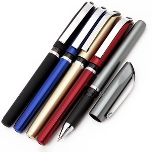 Nouveau stylo gel en plastique multicolore avec logo personnalisé imprimé, encre noire 0,5 mm, pour étudiants et usage professionnel - Product Image 1