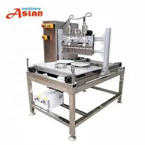 220V ultrasonic freeze cheesecake cutting machine/ sponge cake double plate equal dividing machine