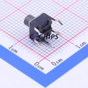 SKHHQWA010 Tactile Switch Through hole Component (THT),6x6mm Switch Single Pole Single Throw Round Button Through Hole 6mm - Product Image 2