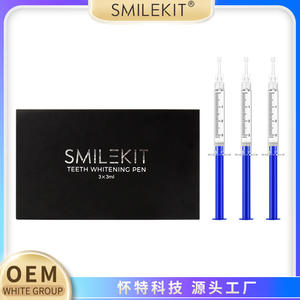 Bolígrafo de gel blanqueador de dientes, estilo jeringa, en stock y listo para enviar inmediatamente. - Product Image 3