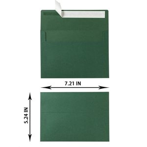 Enveloppe colorée pour invitations, enveloppe d'invitation imprimable pour mariages, invitations, photos, cartes postales, cartes de vœux, envoi postal - Product Image 2