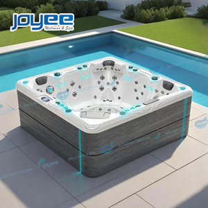 JOYEE Fabricant d'extérieur Jacuzzis OEM Chine Baignoires Usine <span class=keywords><strong>5</strong></span> <span class=keywords><strong>Personnes</strong></span> Trempage Bain à remous autoportant Tube Whirlpool - Product Image 1