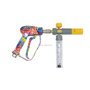 Nettoyeur de voiture haute pression en plastique avec connecteur 1/4 et interrupteur, mini canon à mousse 100 ml pour lavage auto - Nouveau - Product Image 3