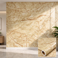 Papier peint vinyle auto-adhésif ignifuge, motif marbre, film PVC pour intérieur, imperméable, revêtement mural moderne pour la maison