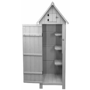 Armoire de rangement en bois massif JX Outdoor, aspect rustique exquis, imperméable et résistant au soleil, écologique et durable - Product Image 2