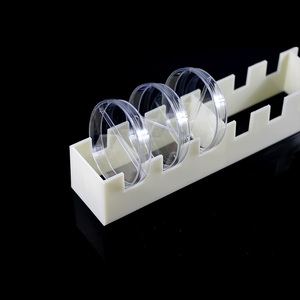 Degao 9-Well ABS Plastic Petri Dish <b>Rack</b> for 90mm Culture <b>Plates</b>, Acid and Alkali Resistant for Laboratory Use - Product Image 4