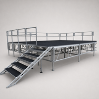 Plateforme de scène portable en aluminium, scène mobile pour concert, théâtre, événement