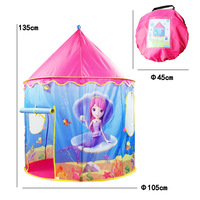 Tente Tipi DIY Grande Taille pour Enfants, Tente de Jeu Portable pour Enfants, Maison de Jeu Intérieure/Extérieure, Jouets pour Bébés, Wigwam pour Enfants