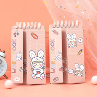 BECOL Nouveauté Carnet de mots portable mignon et mini, carnet de poche épaissi, carnet à spirales coloré pour étudiants