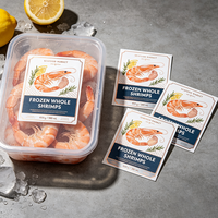 Étiquettes en feuille d'or personnalisées TEDDY FSC, vinyle transparent, adhésif en rouleau, étiquettes d'emballage alimentaire, étiquettes d'emballage pour poissons