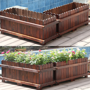 Gran oferta, decoración de jardín duradera, <span class=keywords><strong>valla</strong></span> de <span class=keywords><strong>madera</strong></span> para exteriores, <span class=keywords><strong>valla</strong></span> de <span class=keywords><strong>madera</strong></span> anticorrosiva - Product Image 6