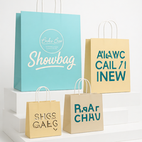 Sacs cadeaux et repas en papier kraft brun écologiques en gros avec poignées torsadées pour emballage de boulangerie type boîte, recyclables et durables pour produits frais
