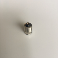 Vente directe usine – Support de lampe à souder E10 en cuivre nickelé à embout droit pour la fabrication de vis