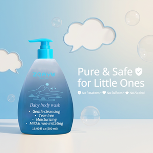 Label privé Baby <span class=keywords><strong>Luna</strong></span> Snooze Gel douche quotidien sans larmes pour nouveau-né fabriqué par nom 500ml - Product Image 4