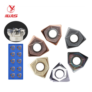 Fraise à double face à alimentation rapide MFWN WNMU 90 degrés WNMU080608, insert en carbure de tungstène pour tour CNC - Product Image 1
