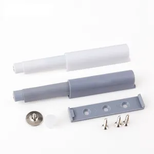ROEASY amortisseur de porte en plastique loquet magnétique système de tampon de meubles pousser pour ouvrir receveur d'aimant pour armoire
