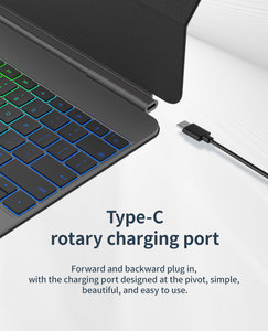 Custodia per tastiera magica con tastiera Wireless per <span class=keywords><strong>2021</strong></span> <span class=keywords><strong>iPad</strong></span> <span class=keywords><strong>Pro</strong></span> da 11 pollici, terza tastiera multilingue, Touchpad di alta precisione - Product Image 4