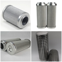 Élément filtrant de remplacement PI 1008 MIC 5 microns en acier inoxydable 316/304, filtre à huile hydraulique, cartouche filtrante plissée, ISO9001