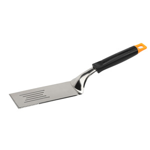 Juego de espátulas Teppanyaki de acero inoxidable, 2 piezas, resistentes, para asar hamburguesas, utensilio de cocina - Product Image 2