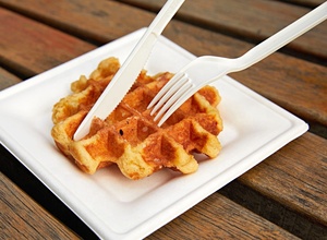 Sinh thái thân thiện compostable PLA dao kéo 7 inch Flatware compostable dao kéo cpla dao nĩa muỗng - Product Image 4