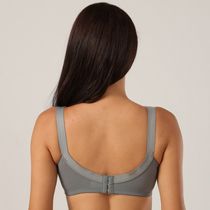 Fancy Bow Lace Mesh Breathable Full Cup Beauty Floral Full Figure Wireless Large Bullet <strong>Bra</strong> Plus Size <strong>Bra</strong> Minimizer <strong>Bra</strong> - Product Image 6