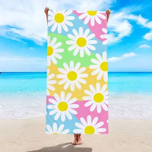 Microfiber Hooded Beach Towel Poncho Kids