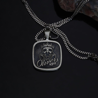 Insigne militaire américain personnalisé estampillé et gravé Tag Key ID Tag
