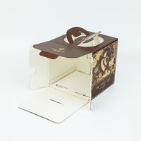 Boîte cadeau pour gâteau personnalisée, en papier écologique, service OEM pour gâteaux de fête et de célébration