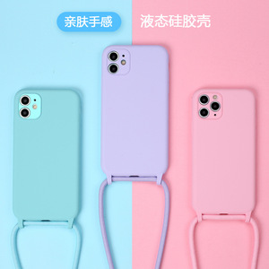 Housse pour téléphone portable, nouvelle mode, étui pour smartphone, <span class=keywords><strong>avec</strong></span> lanière, sangle pour le cou, corde - Product Image 2
