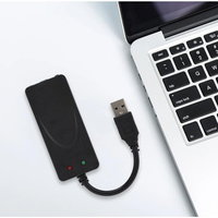 Modem Fax Dual Port USB2.0 56K Modem Eksternal dengan Driver untuk Win 7/Win 8/Win 10/Win XP Modem USB