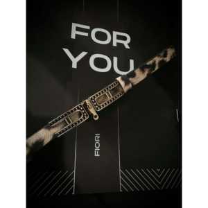 Cinturón ajustable para mujer Fiori, de poliéster, con hebilla de marco cuadrado y estampado por transferencia térmica personalizado. - Product Image 2