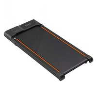 0,65 PS DC-Motor 1-6 km/h Faltbares Unter-Schreibtisch-Laufband mit Bluetooth-App, Kalorientracking und LED-Anzeige