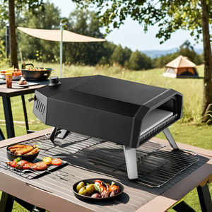 <span class=keywords><strong>Horno</strong></span> de pizza de gas portátil comercial de 12 pulgadas, la mejor parrilla de gas, <span class=keywords><strong>horno</strong></span> de pizza con certificación CE - Product Image 1