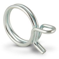 Colliers de serrage pour tuyaux d'eau, acier inoxydable, Double, différentes couleurs disponibles