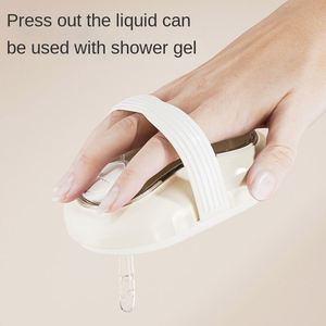 <b>Portable</b> Multi-Functional Liquid Massage <b>Bath</b> Wipe Household <b>Bath</b> Wipe Defoliating Mud Rubbing Special Press Liquid <b>Bath</b> Brush - Product Image 4