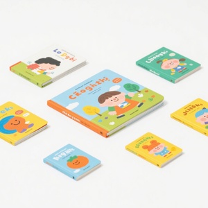 Libros Infantiles Personalizados Ecológicos de Tapa Dura, Libro Interactivo de Aprendizaje Temprano para Bebés, Encuadernación Perfecta, Impresión de Libros de Cartón sin Papel - Product Image 1