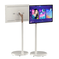 Écran LED tactile portable Cuhub 32 pouces pour utilisation en intérieur, mur vidéo de location avec résolution 1080P 16:9